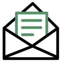 Envelope and letter icon